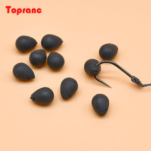 Topranc 5Pcs/10Pcs Tungsten Fishing Shot-on the Hook Beads 0.4g Downforce Hook Beads for Carp Fishing Accessories