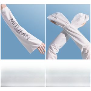 MiiOW | New 2024 Womens Loose Ice Sleeve Sun Protection Arm Covers For Outdoor Driving And Cycling MiiOW Cat Person Brand Summer Essential