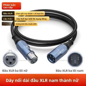Choseal | Dây Audio Cân Bằng 3-Pin Nam sang Nữ