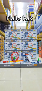 Mainan Anak Track Police Catapult Mobil Mobilan Cars Seluncuran Diecast Berputar - Toy