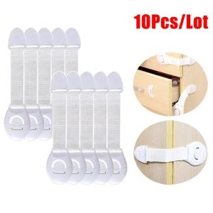 10PCS Multifunctional Baby Bag Lock Childrens Cabinet Locks Punch-free Childproof Drawer Lock Anti-pinch Baby Equipment