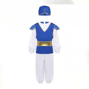 Indian Aladdin Costume Full Set for Kids Boy Cosplay United nation costume un Halloween Party