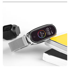 Dây đeo Milan Sang Trọng Cho Xiaomi Mi Band 8 Phụ Nữ Người Đàn Ông Mi Ban Nhạc 7 đồng hồ thép Không Gỉ dây đeo thay thế Cho Xiaomi Mibamd 6 5 4 3