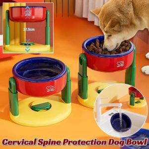 Cervical Protection Dog Bowl Dog Bowl Home Large Capacity Easy To Clean Protect Cervical Spine
