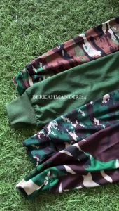Kaos BDU Drifit Tactical Dryfit Kombinasi Loreng Lengan Panjang