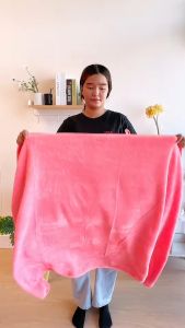 ผ้าเช็ดตัวผืนใหญ่ ผ้าเช็ดตัวขนเป็ดสีพื้น จัมโบ้ Big Size (160X90 CM)