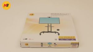 North Bayou NB AVA1500-60-1P North Bayou TV stand for 32 - 75 Inches TV without camera tray Wheels with lock
