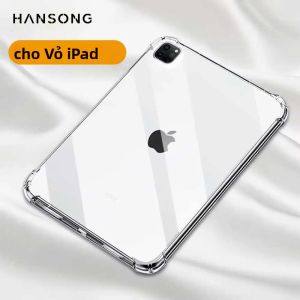 Vỏ iPad Air 11 Tương Thích Với iPad Pro 11 Thế Hệ Thứ 10/11 12.9 M2 M3 M4 Air 4 5 10.9in Với Hộp Đựng Bút Chì - Vỏ TPU Chống Sốc