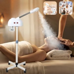 Facial Sauna Steamer Unblock Pores Spa Face Salon Skin Care 360°Rotatable Sprayer for Deep Cleaning