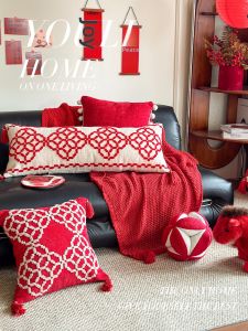 YOULI | Celebratory New Chinese Style Cushion Cover with Insert