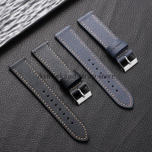 Cowhide Vintage Leather Strap 18mm 19mm 20mm 22mm for Omega for Samsung Galaxy Watch 7 6 5 4 Soft Breathable Wristband Bracelets