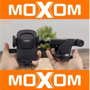 [MOXOM HEAVY DUTY] 360° Auto Lock Phone Holder Stable Extendable Car Rotating Car Windscreen Dashboard Mount Non-Slip Steady