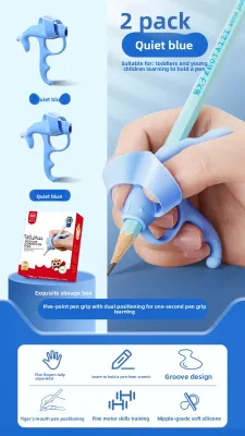 MPRINCE | Pencil Grip Trainer Baby Writing Practice Childrens Corrective Grip Posture Pen Holder for Elementary School Students