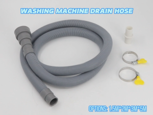 universal 5m machine dishwasher drain hose extension washing pipe with bracket set accessories