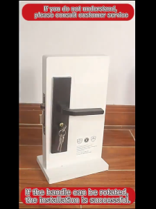Black Double-Sided Door Lock Bedroom Door Handle Door Main Double Lock Door Set Security Door Lock