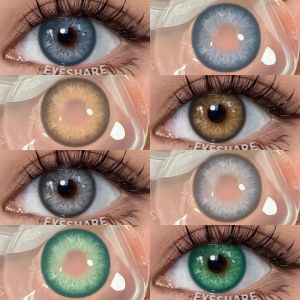 EyeShare | EYESHARE Natural Color Contact Lenses For Eyes Gray Beauty Pupils Yearly Fashion Brown Soft Lens for Daily Makeup Blue Eye Lense