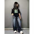 Celana Jeans Skena Anak 7-14 tahun Bahan Tebal Premium-Celana Gombrong Anak. 