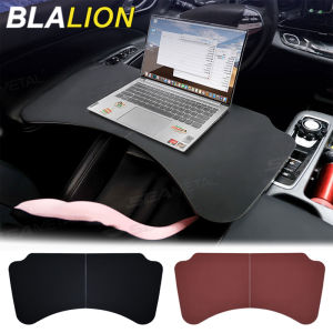 BLALION Foldable Car Laptop Desk Upgraded Tray Stand Car Steering Wheel Dining Table Bracket Tray Board for Travel Work Camping