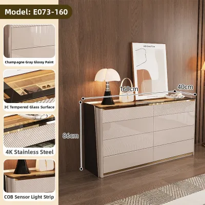 Luxury Minimalist Household Storage Cabinet