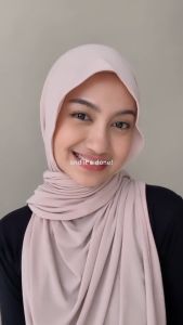 Pashmina kaos jersey premium flowy hijab jilbab jersey murah