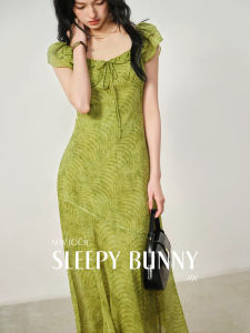 Skin-Whitening Retro French Chiffon Dress
