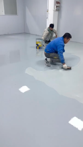 💥1000g Dengan Kuas💥Cat Lantai Epoxy 3 In 1 Cat Lantai Semen Tahan Aus & Tahan Air Cocok Untuk Gudang Bengkel Outdoor Indoor Garasi Kantor Gym Pabrik Taman Bermain Pusat Perbelanjaan