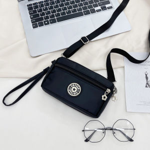 Middle-Aged and Elderly Womens Shoulder Small Saddle Bag Mom Hand-Carrying Small Crossbody Cloth Bag All-Matching Casual Sports Mobile Coin Purse