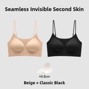 Miiow | Invisible One-Piece Womens Underwear Cat Person Seamless Exterior Expansion Soft Comfortable Nylon Fabric Gathered Backless