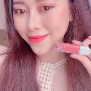 Son kem lì DOLLY SUPER Không Chì Cao Cấp chính hãng <Màu Hồng khói>