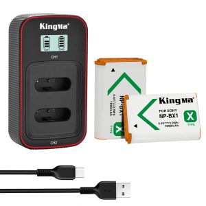 Pin máy ảnh Kingma Sony BX1 Sony ZV1 RX1 RX100 HX50 HX400 HX300 WX300 HDR-AS Hx300 hx400 cx240 cx405