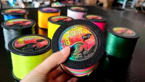 JOSBY Japan 8X 8 Strands Braided Fishing Line 100M 300M 500M Multifilament Speckled PE Wire Fly Sea Saltwater Freshwater Pesca