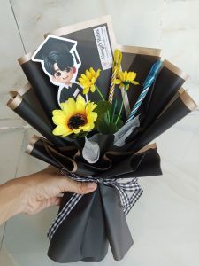 Buket wisuda kode Rihana/buket murah/ buket mini