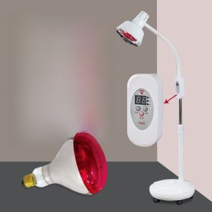 Infrared Therapy Lamp Home Use Beauty Salon Heating Far Infrared Light Electric Fire Lamp Pain Relief Lamp E27 Socket 220V