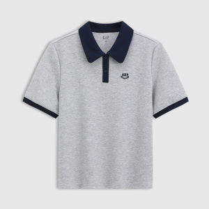 Gap | Embroidered Contrast Color Polo T-Shirt