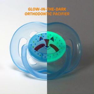 Glow in the Dark Baby Pacifier: Soothie Medical Grade Silicone BPA Free