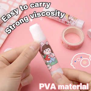 Cartoon Solid Glue: A PVA Student Stationery Solution