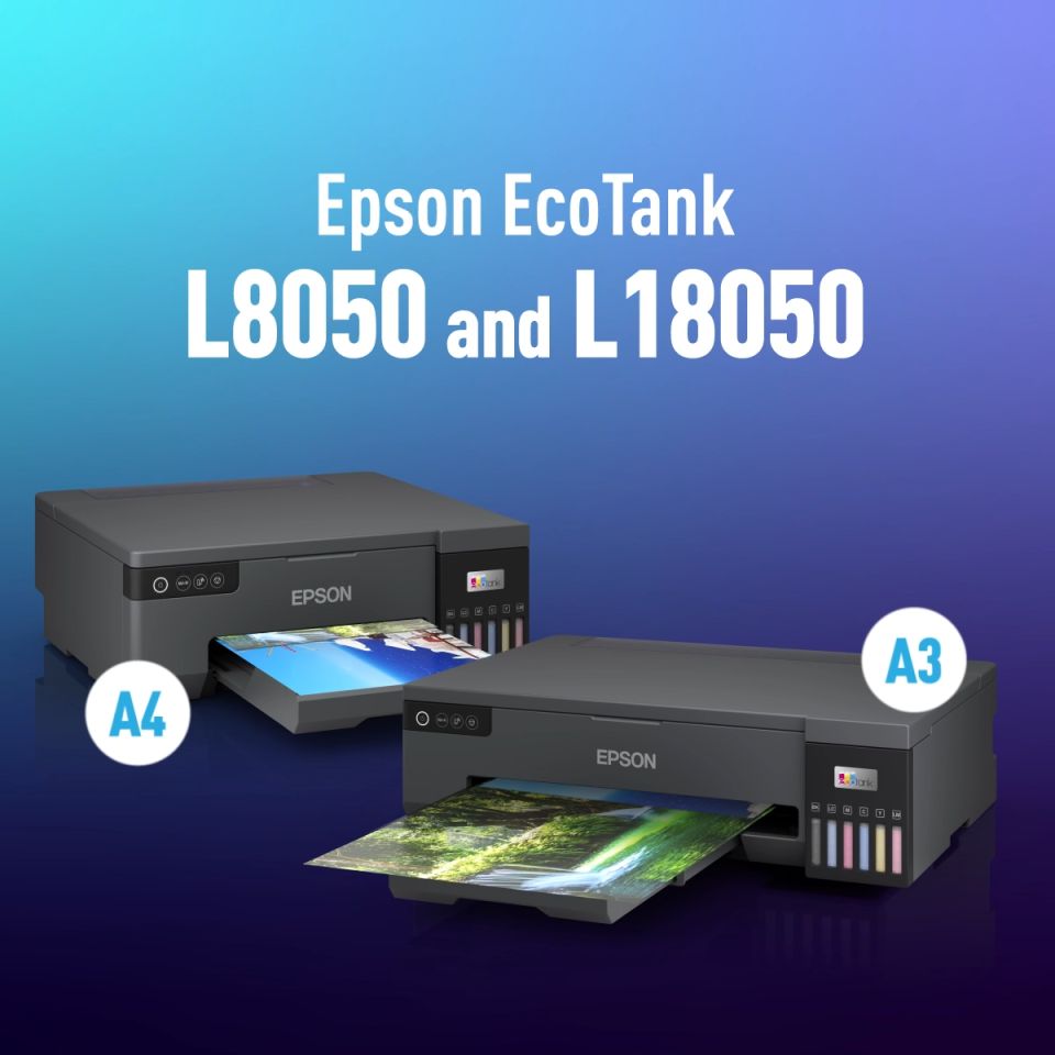 Epson EcoTank L8050 Ink Tank A4 Photo Printer (Photo/CD/DVD/ID Card Printing)