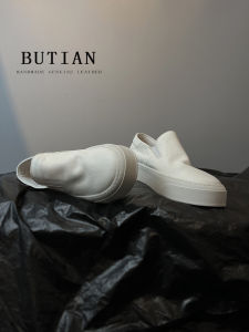 Upgraded Version Italian Handmade Vegetable-Tanned Leather Thick Bottom Slip-On Womens Shoes Spring 2025 Casual Fashion Loafers