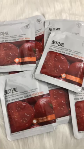 Combo 10 Miếng Mặt Nạ Dưỡng Da Chiết Xuất Cà Chua Gongpei 25ml – Dưỡng Ẩm Làm Sáng Da Phục Hồi Tự Nhiên