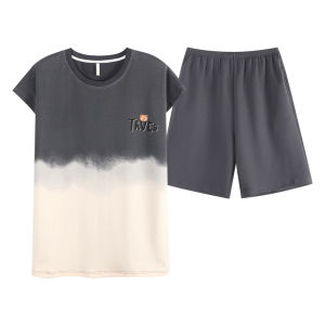 Bộ đồ ngủ MiiOW Cat Person cho cặp đôi làm bằng cotton nguyên chất có đệm ngực