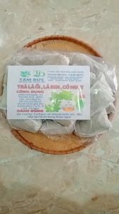 set 20 gói trà túi lọc detox mix 3 vị lá ổi  lá sen  cỏ ngọt