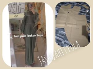 POLA INSTAN DRESS DRAPERRY POLA JIPLAK GAMIS SPAN
