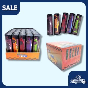 [50 PCS/BOX] WINDPROOF FLAME LIGHTER DISPOSABLE GAS LIGHTER