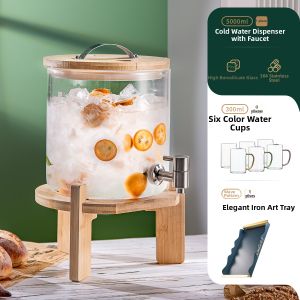 BOANG | With Spigot Party Suitable Cold Brew Glass Water Pitcher