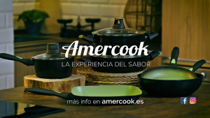 Amercook Avocado 28cm Non-Stick Wok – Lava Stone Coating Induction Ready PFOA-Free All-Stove Compatible