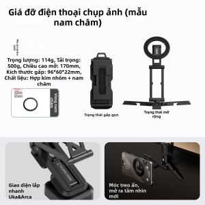 Ulanzi | Chân Đế Chụp Ảnh Điện Thoại Đa Năng Gắn Từ