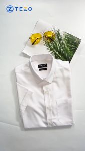 Áo sơ mi nam trơn dài tay 1 túi regular ZA.RA GEN ALPHA vải chéo mềm mịn hạn chế nhăn form thanh lịch