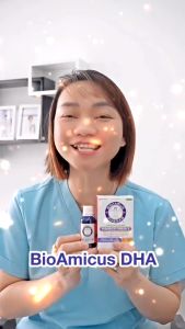 BioAmicus Omega-3 DHA  EPA - Giúp phát triển trí não thông minh hơn Tăng cường thị lực sáng mắt - Chính hãng
