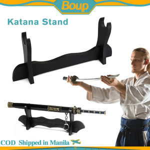 Single Samurai Sword Stand Display Black 28*11cm Katana Stand Holder