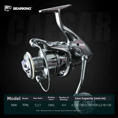 Bearking | Saltwater Resistant Sealed Fishing Spinning Reel